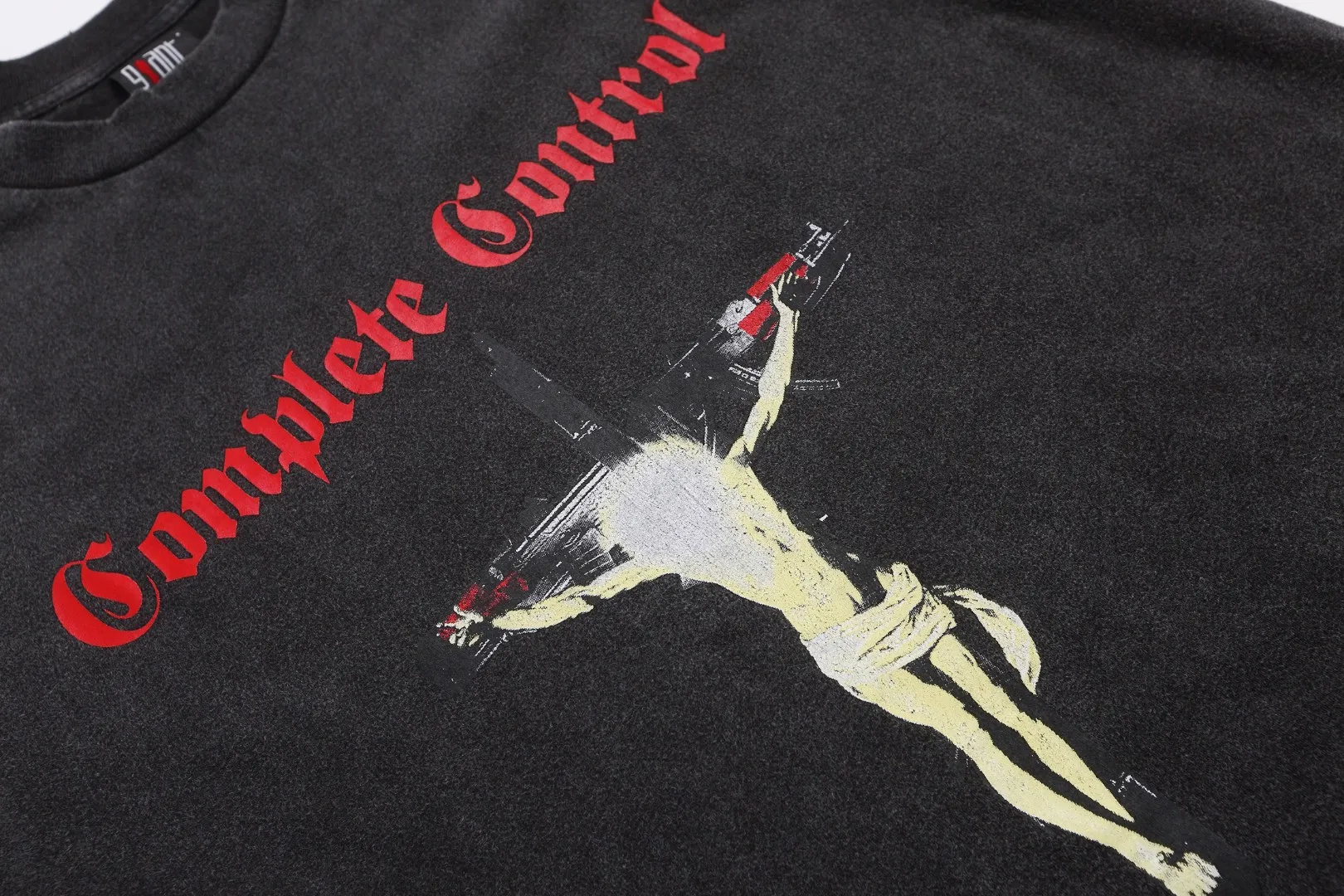 Beautiful fashion SAINT MICHAEL Kosuke Kawamura retro destroyed washed distressed long-sleeved T-shirt Fabric: 260g Style number: SM13 Size: S-M-L-XL Color: Black Price: P156
